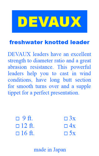 DEVAUX - FRESHWATER KNOTTED LEADER