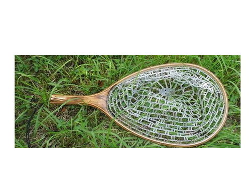 J.PARKER -  BURL WOOD NET WITH  RUBBER BAG - GUADINO
